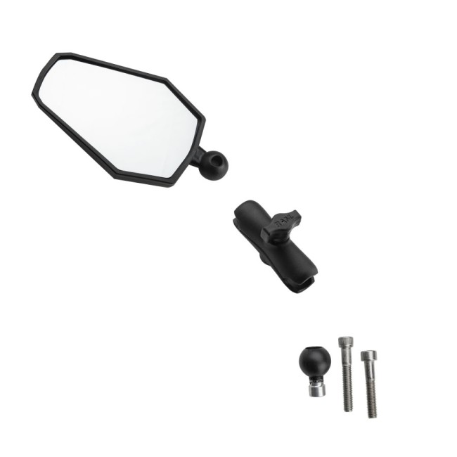 Adventure Mirror, 3" Arm and Jeep Kit