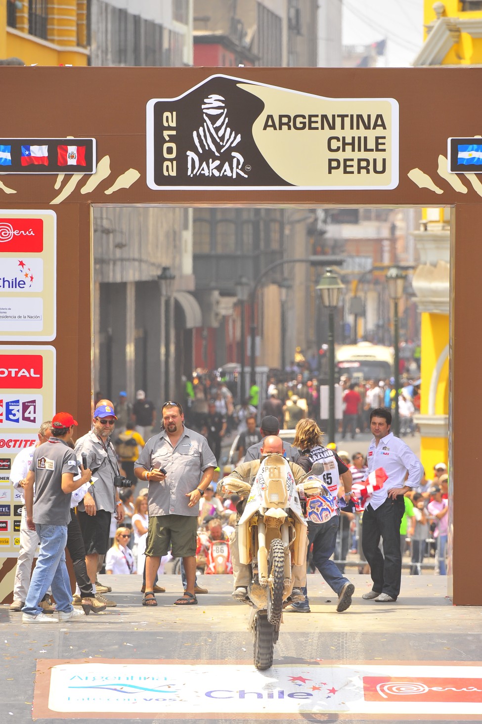 Ned at the 2012 Dakar